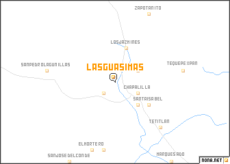 map of Las Guásimas