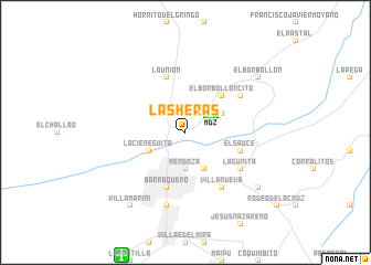map of Las Heras
