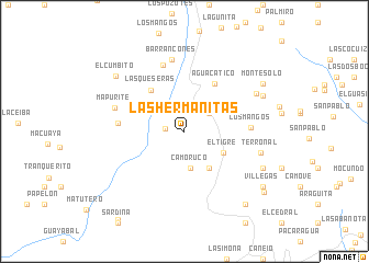 map of Las Hermanitas
