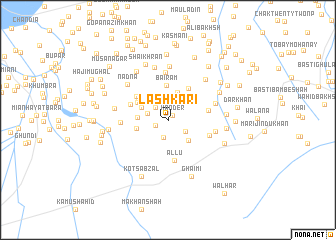 map of Lashkari