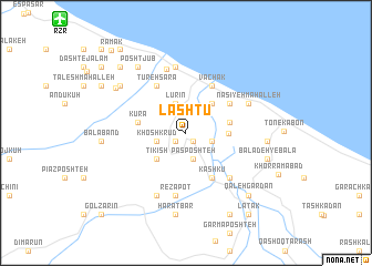 map of Lashtū