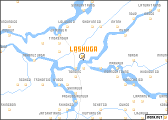 map of Lashu Ga