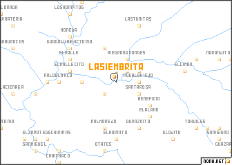map of La Siembrita