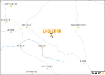 map of La Sierra