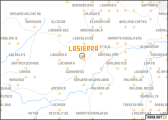 map of La Sierra