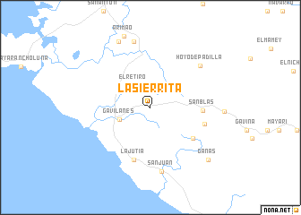 map of La Sierrita