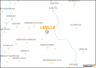 map of La Silla