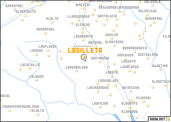 map of La Silleta