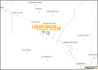 map of La Sinforosa