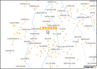 map of La Sirena