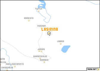 map of La Sirina