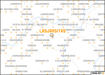 map of Las Jarditas