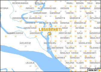 map of Laskarhāti