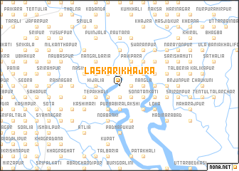 map of Laskari Khājra