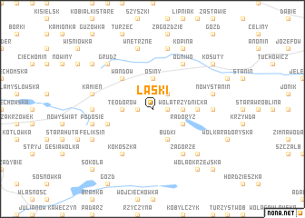 map of Laski