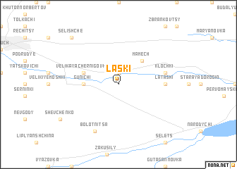 map of Laski