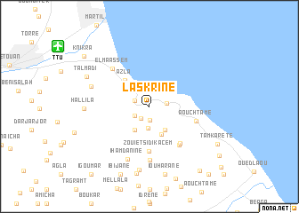 map of Laskrine