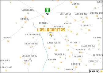 map of Las Lagunitas