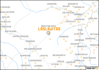 map of Las Lajitas
