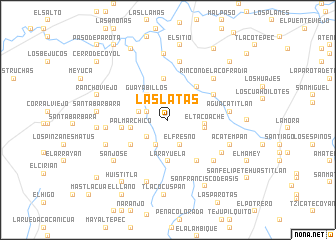 map of Las Latas