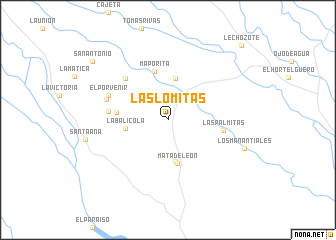 map of Las Lomitas