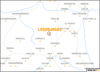 map of Las Majadas