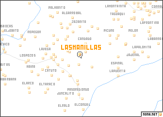 map of Las Manillas
