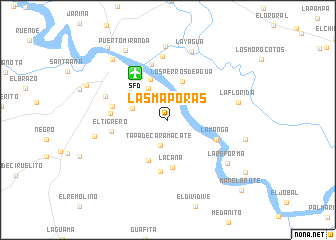 map of Las Maporas