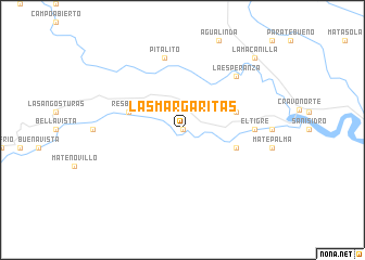 map of Las Margaritas