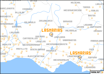 map of Las Marias