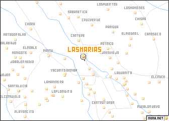 map of Las Marías