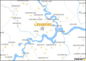 map of Las Marías