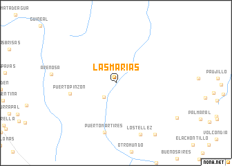 map of Las Marías