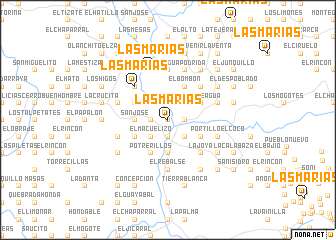 map of Las Marías