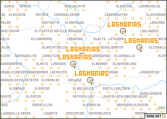 map of Las Marías