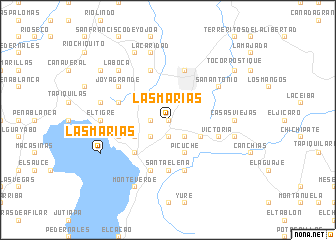 map of Las Marías