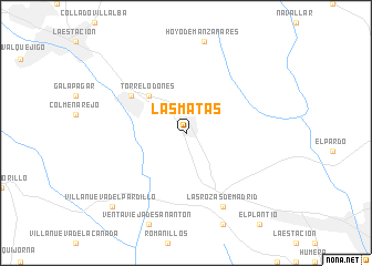 map of Las Matas