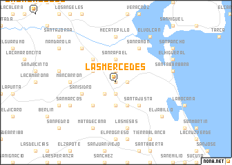 map of Las Mercedes