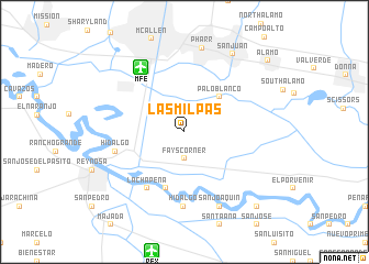 map of Las Milpas
