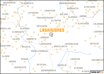 map of Las Misiones