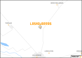 map of Las Mojarras