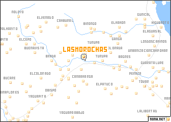 map of Las Morochas