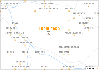 map of La Soledad