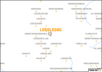 map of La Soledad