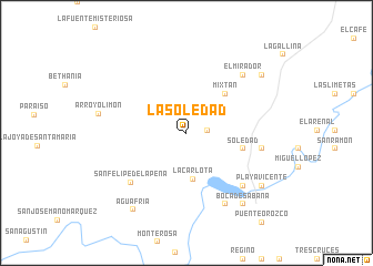 map of La Soledad