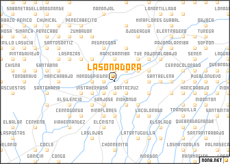 map of La Sonadora