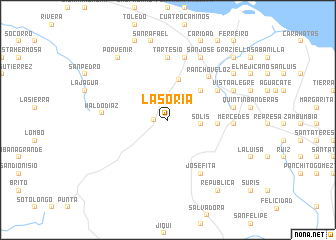 map of La Soria