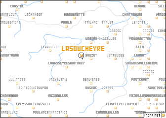 map of La Soucheyre