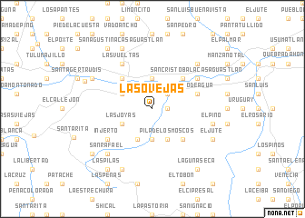 map of Las Ovejas