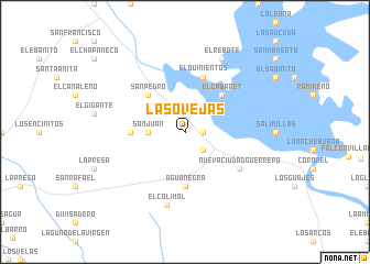 map of Las Ovejas